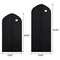 1 PC Clothes Garment Dustproof Cover Suit Coat Dress Hanging Storage-BLACK